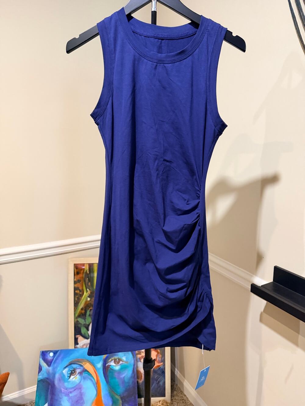Live Life on the Beach blue coverup dress S NWT